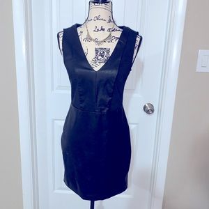 🖤 Zara Trafaluc Faux Leather LBD 🖤